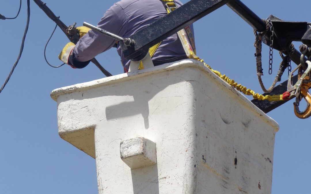 Obras eléctricas a buen ritmo en la ciudad